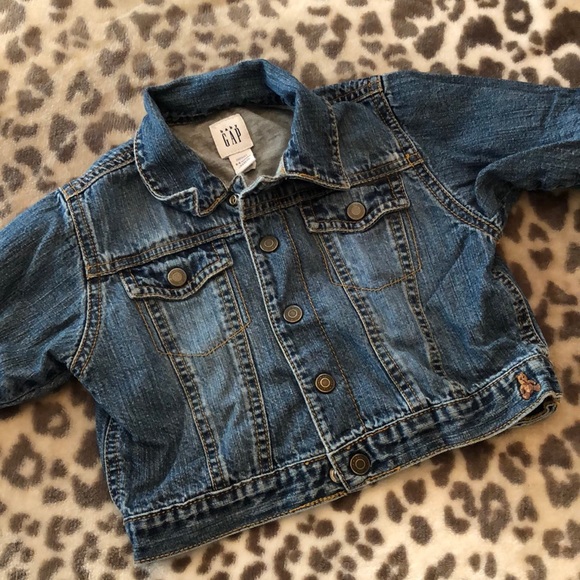 Gap Old Navy Jean Jacket Onesie Leggings bundle - Picture 2 of 16